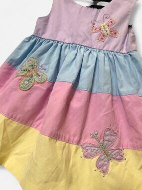 Good Lad Pastel Butterfly Dress